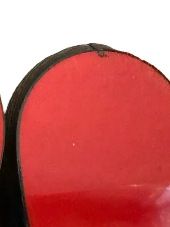 Christian Louboutin Kashasha Lizard Embossed Ballet Flats Black Size 38.5 + Box - Picture 10 of 15